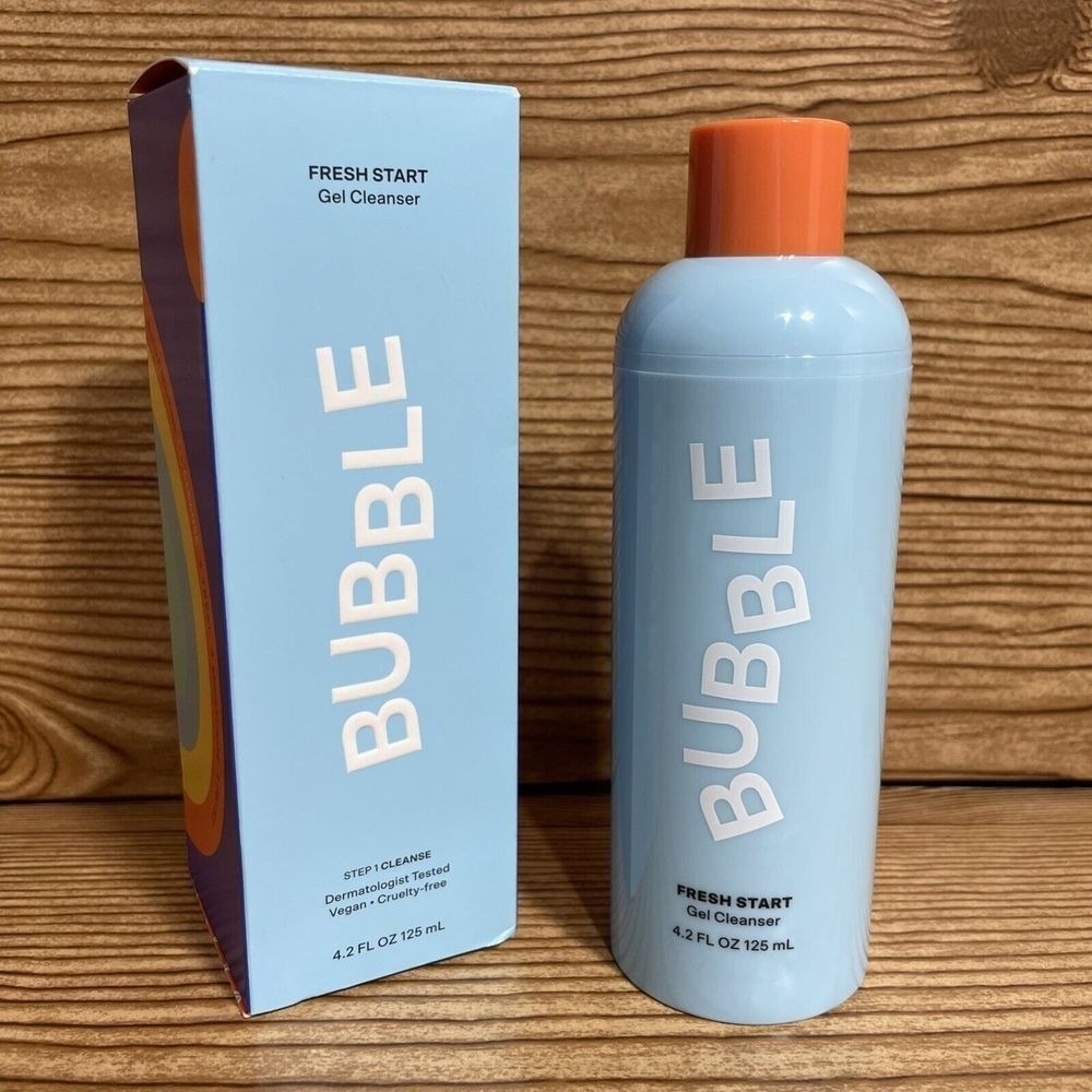 Bubble Fresh Start Gel Cleanser 4.2 fl oz 125 mL Vegan Cruelty-Free Face Wash